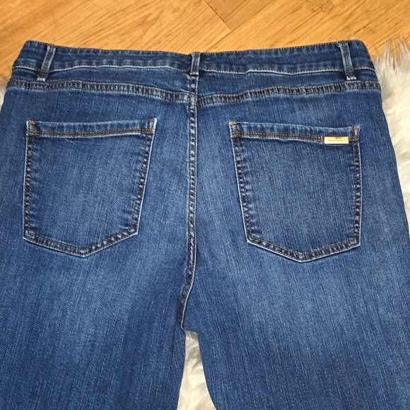 WHBM White House Black Market curvy skinny jeans medium wash 14 - Picture 10 of 12